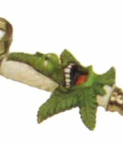 KDK Wholesale New Arrivals Cannabud Poly-Resin Metal Pipes