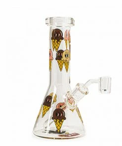 West Coast Gifts Red Eye Glass 8.5" Tall Ice Cream Dream Dab Rig New Arrivals