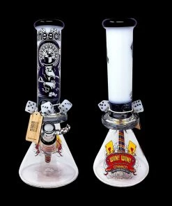 New Arrivals 14” Poker Bong By Cheech Glass