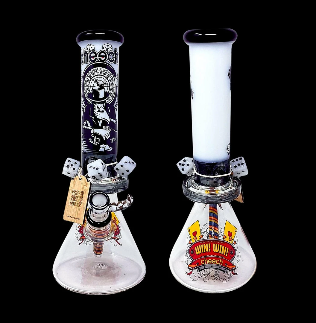 New Arrivals 14” Poker Bong By Cheech Glass 1 New Arrivals 14” Poker Bong By Cheech Glass