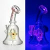 Cheech Glass 7" Tall Mini Goblin UV Light Dab Rig
