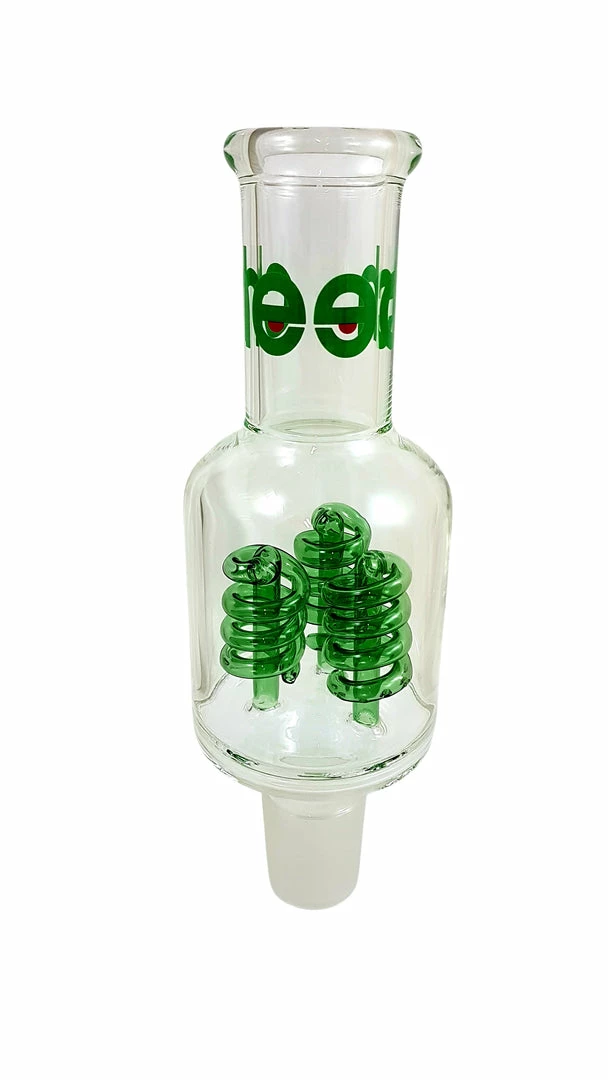 Cheech Glass 12" Tall Triple Coils Build-a-Bong Top 2 Cheech Glass 12" Tall Triple Coils Build-a-Bong Top