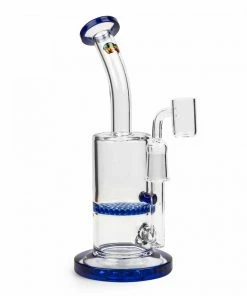 West Coast Gifts Irie 8.5" Tall Honeycomb Perc Dab Rig Irie Glass