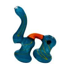 Maple Craft Inc. Frit Work Double Glass Bubbler