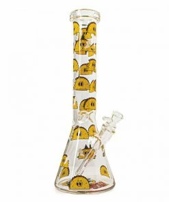 West Coast Gifts Taco Tuesday Bong By Red Eye Glass 15" Beaker