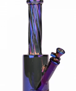 West Coast Gifts Red Eye Tek 11" Tall Metallic Terminator Finish Straight Tube Bong W/Embossed Logo