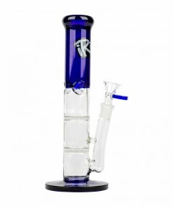 West Coast Gifts Irie Glass Irie 10" Turks Straight Tube W/2 Honeycomb Percs
