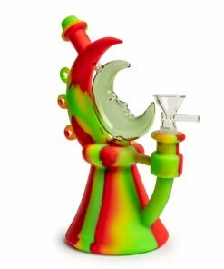 West Coast Gifts Lit Silicone 7.5" Moonrise Bubbler 6 West Coast Gifts Lit Silicone 7.5