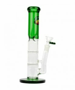 West Coast Gifts Irie Glass Irie 10" Turks Straight Tube W/2 Honeycomb Percs
