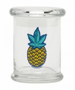 West Coast Gifts 420 Science Clear Glass Pop-Top Jar - Pineapple Storage 6 West Coast Gifts 420 Science Clear Glass Pop-Top Jar - Pineapple Storage