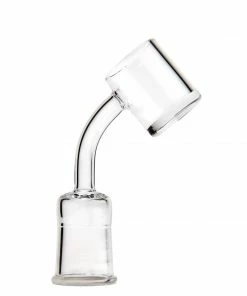 West Coast Gifts Gear Premium Quartz Flat Top Banger W/ Opaque Bottom