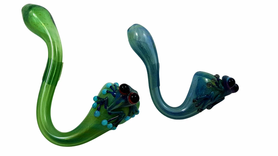 Local Art Lethal Glassworks Frog Pipes 1 Local Art Lethal Glassworks Frog Pipes
