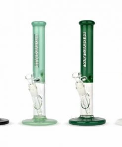 West Coast Gifts Red Eye Glass 11.5" Tall Frontside Straight Tube With Window