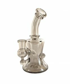 BOB Headquarters Electroplated 6" Hourglass Dab Rig With Fixed Downstem