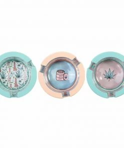 BOB Headquarters Ugly House Glass Ashtray W/ Silicone Cover New Arrivals