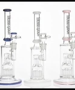 Hoss Glass 12" 4 Arm To 12 Arm Perc Bong