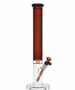 Hoss Glass 18" Straight Tube Bong With Colored Top 15 Hoss Glass 18