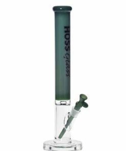 Hoss Glass 18" Straight Tube Bong With Colored Top 11 Hoss Glass 18