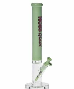 Hoss Glass 18" Straight Tube Bong With Colored Top 13 Hoss Glass 18