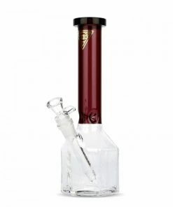 West Coast Gifts Red Eye Tek 11" Tall Honeycomb Tube With Hexagonal Base Bong