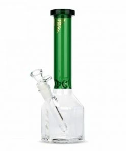West Coast Gifts Red Eye Tek 11" Tall Honeycomb Tube With Hexagonal Base Bong