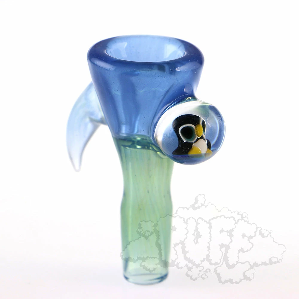 Puff Iceberg Glass 14mm Penguin Marble Bowl 1 Puff Iceberg Glass 14mm Penguin Marble Bowl