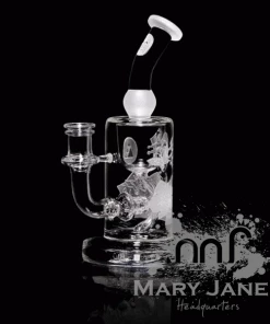 Milkyway Glass 8" Tall Kabuki Recycler Dab Rig