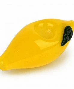 West Coast Gifts Red Eye Glass 4" Lemon Hand Pipe