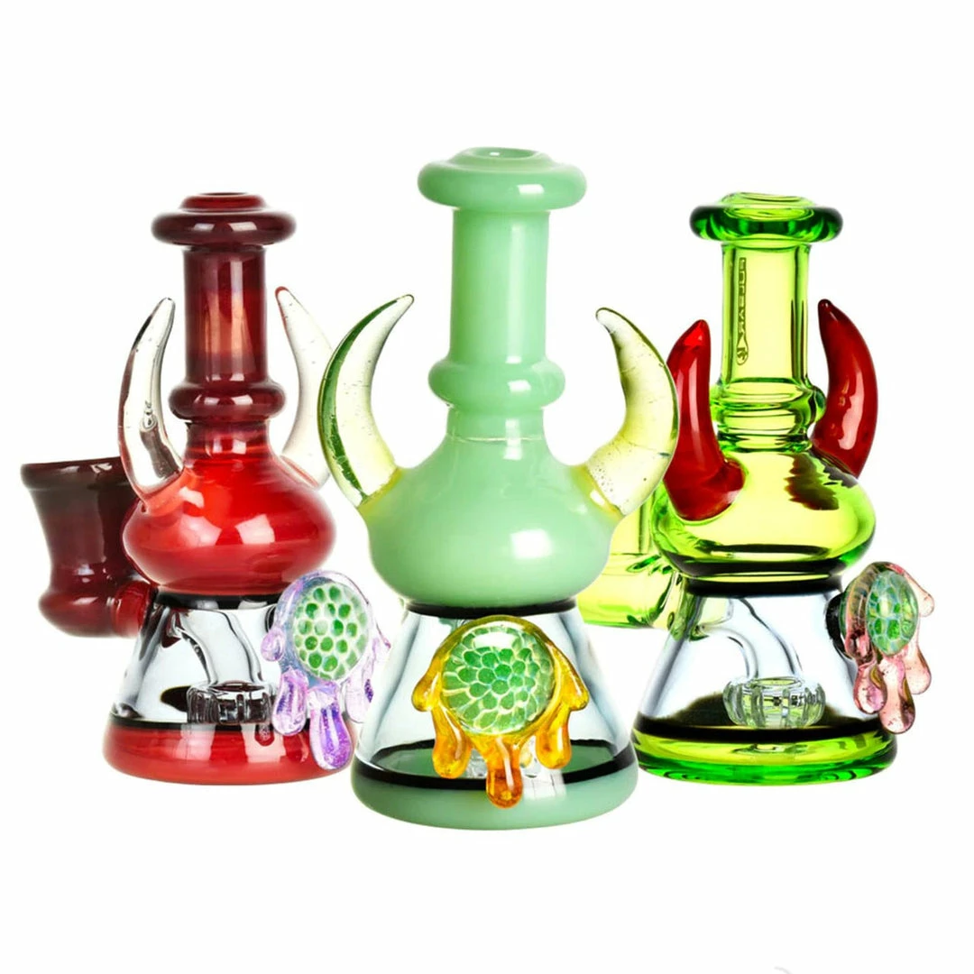 BOB Headquarters Pulsar Glass Pulsar 4" Tall Drippy Dab Rigs 1 BOB Headquarters Pulsar Glass Pulsar 4" Tall Drippy Dab Rigs