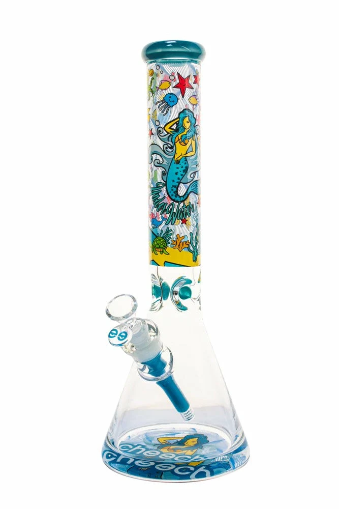 New Arrivals 16" Mermaid Bong By Cheech Glass With 12mm Base 1 New Arrivals 16" Mermaid Bong By Cheech Glass With 12mm Base