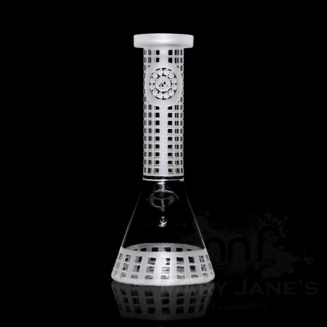 Milkyway Glass Squared Beaker Mini-Dab Rig 2 Milkyway Glass Squared Beaker Mini-Dab Rig