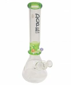 Moe Gifts Dope Glass 14" Tall Mushroom Beaker Bong