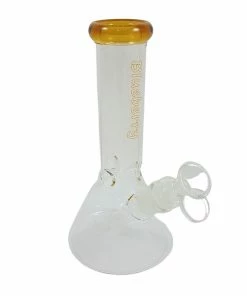 The Smokesman Nice Glass Blueberry Glass 8" Tall Mini Beaker Bong 19 The Smokesman Nice Glass Blueberry Glass 8