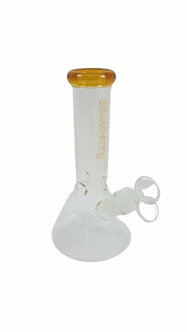 The Smokesman Nice Glass Blueberry Glass 8" Tall Mini Beaker Bong 10 The Smokesman Nice Glass Blueberry Glass 8" Tall Mini Beaker Bong