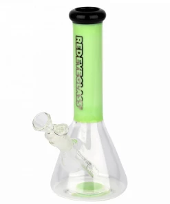 West Coast Gifts Red Eye Glass 9.5" Nollie Beaker Tube 7 West Coast Gifts Red Eye Glass 9.5