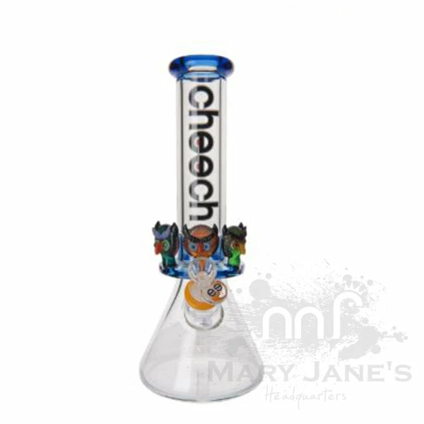 3 Owl Bong (12" Beaker) By Cheech Glass 1 3 Owl Bong (12" Beaker) By Cheech Glass