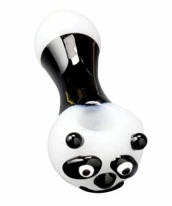 West Coast Gifts Red Eye Glass 4.5" Panda Pipe