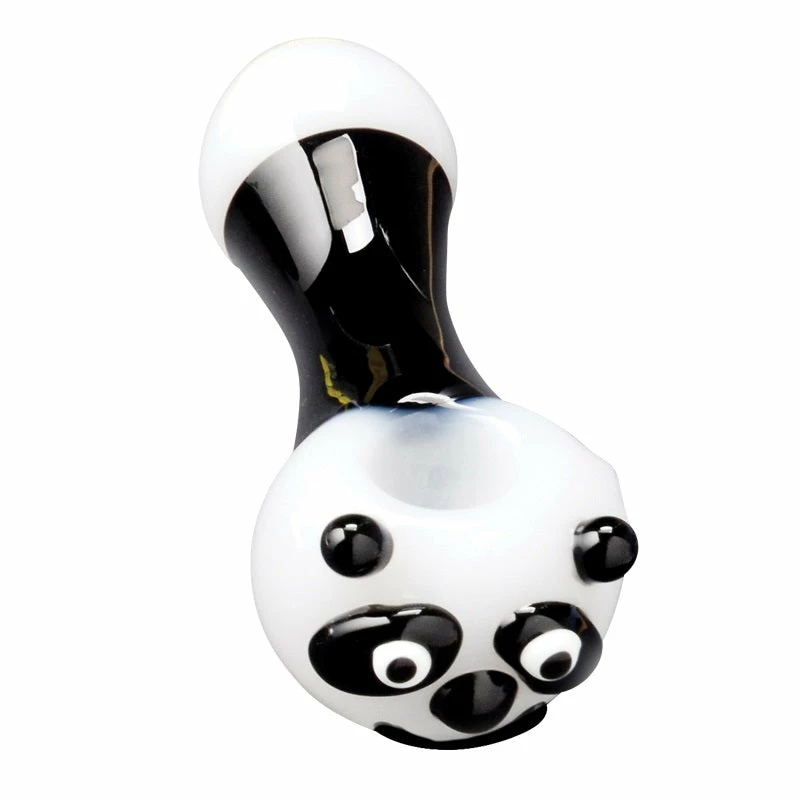 West Coast Gifts Red Eye Glass 4.5" Panda Pipe 1 West Coast Gifts Red Eye Glass 4.5" Panda Pipe