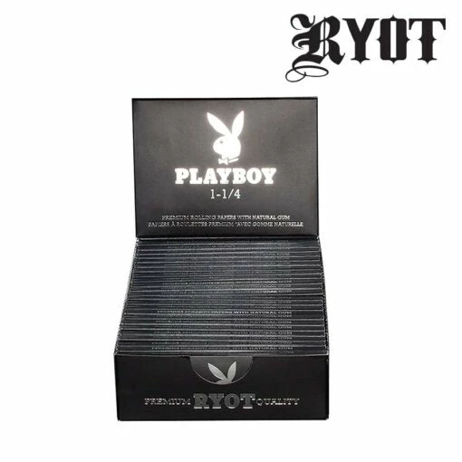 HBI New Arrivals Playboy X Ryot 1-1/4 Rolling Papers 2 HBI New Arrivals Playboy X Ryot 1-1/4 Rolling Papers