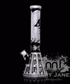 Milkyway Glass 15" Tall 9mm Phoenix Prison Beaker Bong 5 Milkyway Glass 15