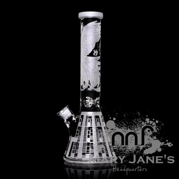 Milkyway Glass 15" Tall 9mm Phoenix Prison Beaker Bong 3 Milkyway Glass 15" Tall 9mm Phoenix Prison Beaker Bong