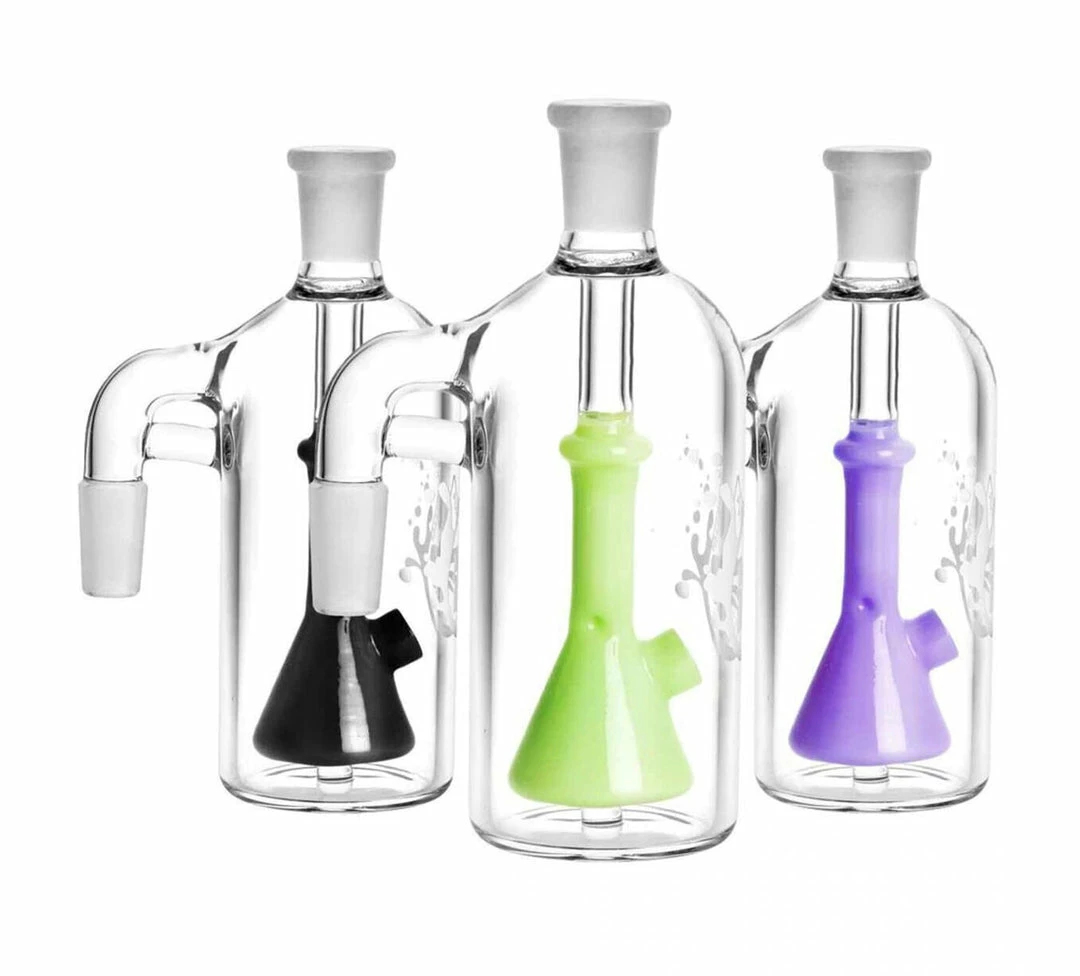 BOB Headquarters Pulsar 90° Beaker Perc Ash Catcher 1 BOB Headquarters Pulsar 90° Beaker Perc Ash Catcher