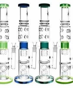 BOB Headquarters Puslar 18" Multi Perc Boss Bong Pulsar Glass