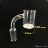 Hyman Quartz 25mm XL Flat Top 4mm Opaque Bottom Bangers