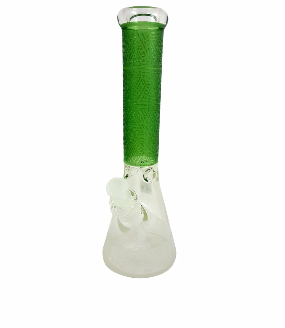 Cheech Glass 14" Tall Sandblast Beaker Bong 3 Cheech Glass 14" Tall Sandblast Beaker Bong