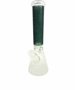Cheech Glass 14" Tall Sandblast Beaker Bong 8 Cheech Glass 14
