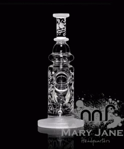 Milkyway Glass 9" Tall Space Odyssey Recycler Dab Rig