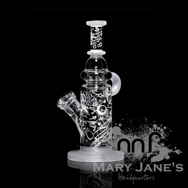 Milkyway Glass 9" Tall Space Odyssey Recycler Dab Rig 1 Milkyway Glass 9" Tall Space Odyssey Recycler Dab Rig