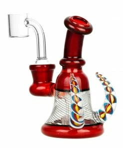BOB Headquarters Pulsar Glass Pulsar 4" Tall Drippy Dab Rigs