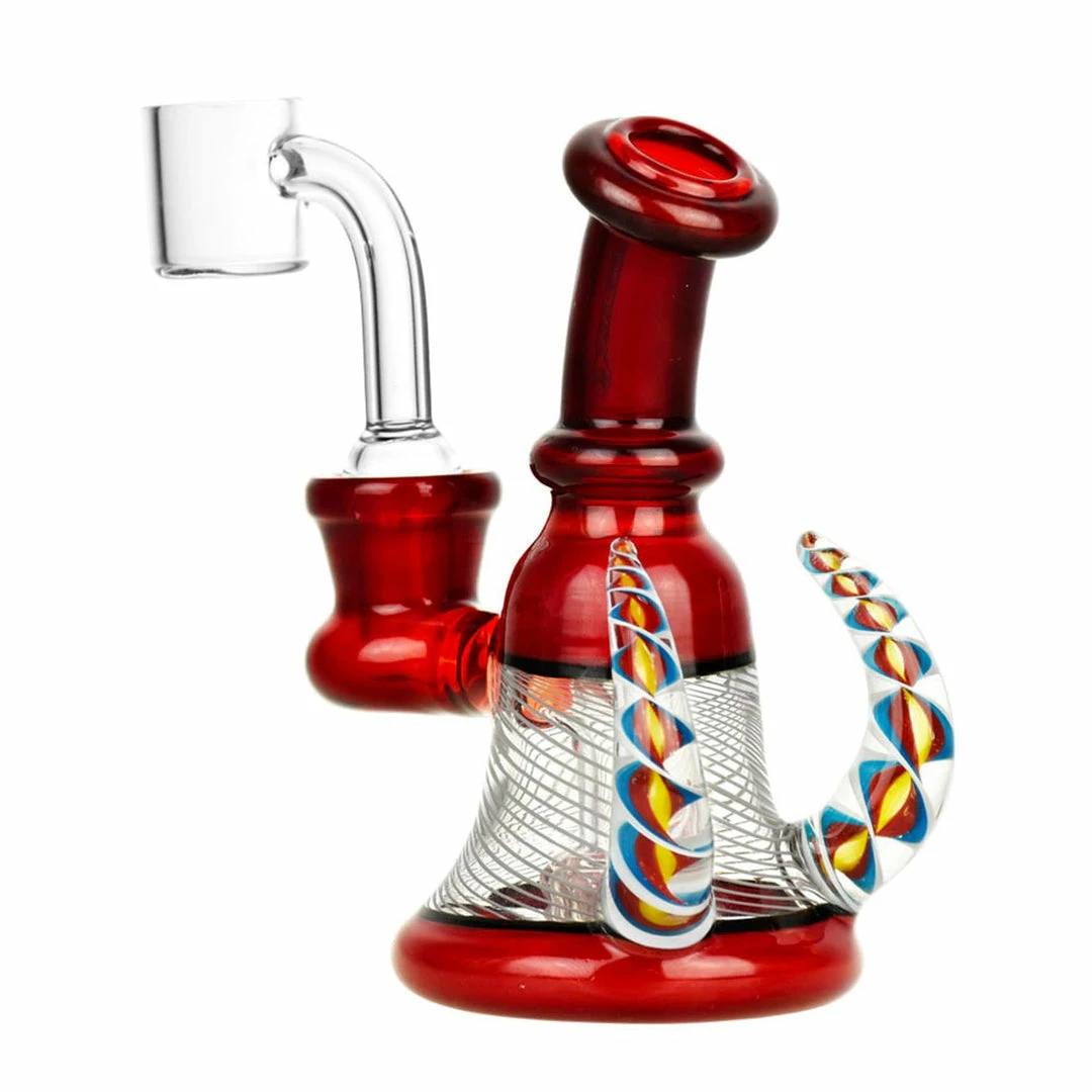 BOB Headquarters Pulsar Glass Pulsar 4" Tall Drippy Dab Rigs 2 BOB Headquarters Pulsar Glass Pulsar 4" Tall Drippy Dab Rigs